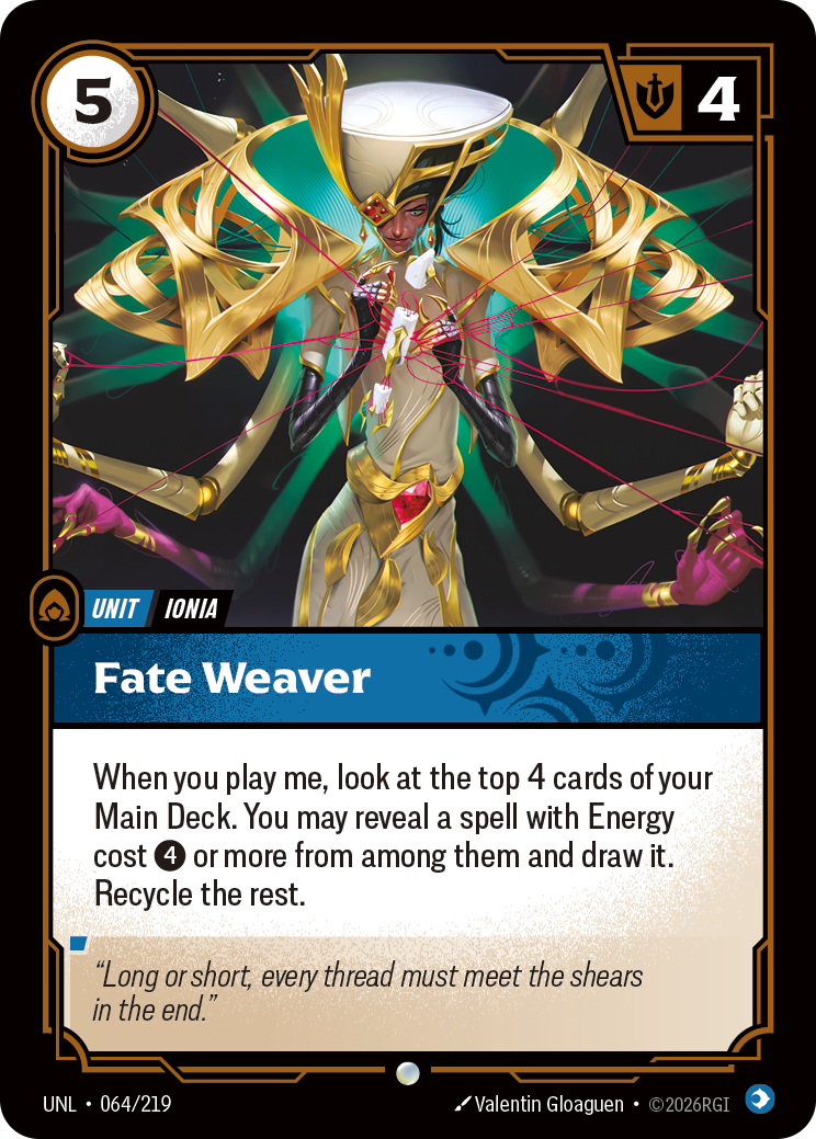Fate Weaver (UNL-064/219) [Riftbound: Unleashed]
