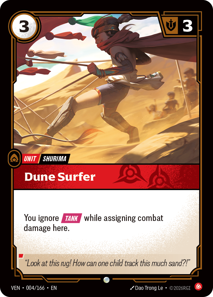 Dune Surfer (VEN-004/166) [Riftbound: Vendetta]