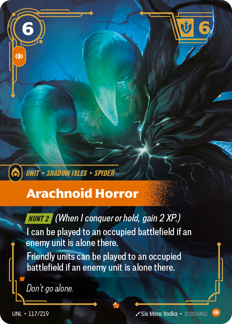Arachnoid Horror (UNL-117/219) [Riftbound: Unleashed]