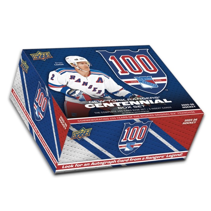 Upper Deck - 2025-26 New York Rangers Centennial Hockey - Box Set