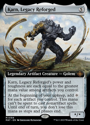 MAT-0184 - Karn, Legacy Reforged - Extended Non Foil Mythic - NM
