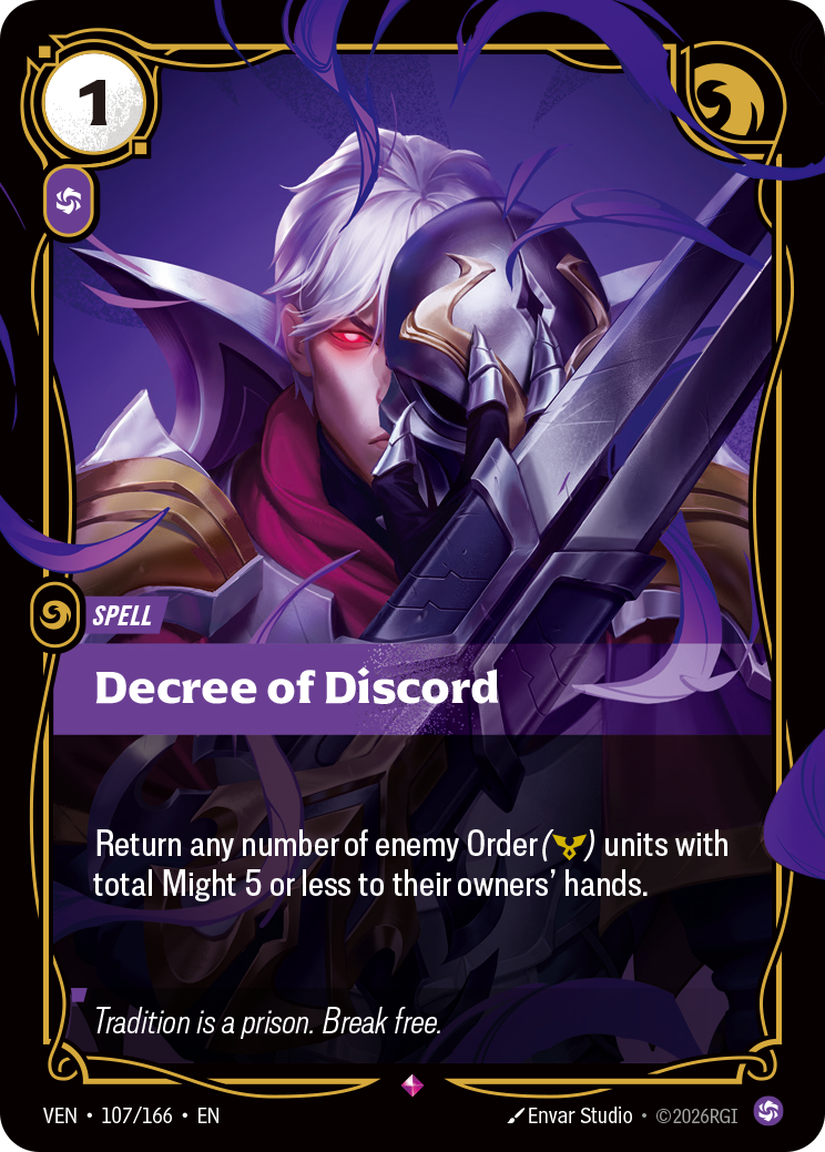 Decree of Discord (VEN-107/166) [Riftbound: Vendetta]