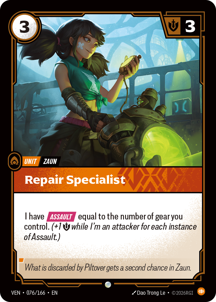 Repair Specialist (VEN-076/166) [Riftbound: Vendetta]