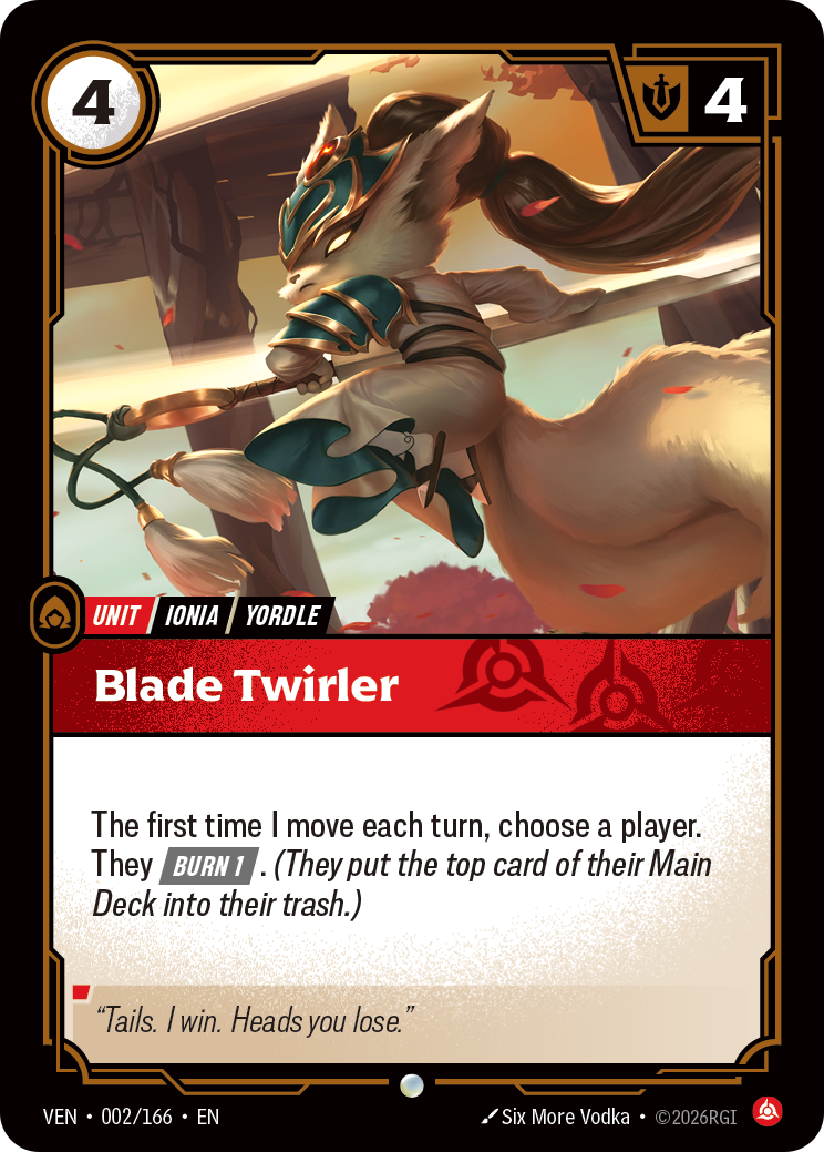 Blade Twirler (VEN-002/166) [Riftbound: Vendetta]