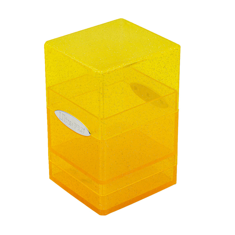 Ultra PRO: Satin Tower - Glitter Yellow