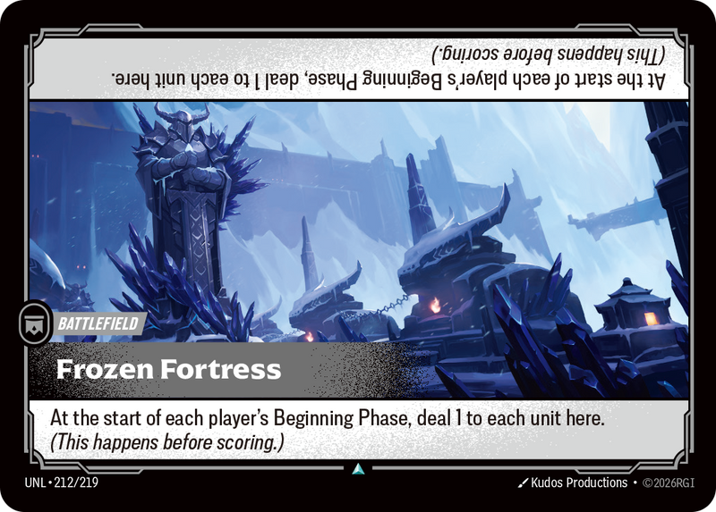 Frozen Fortress (UNL-212/219) [Riftbound: Unleashed]