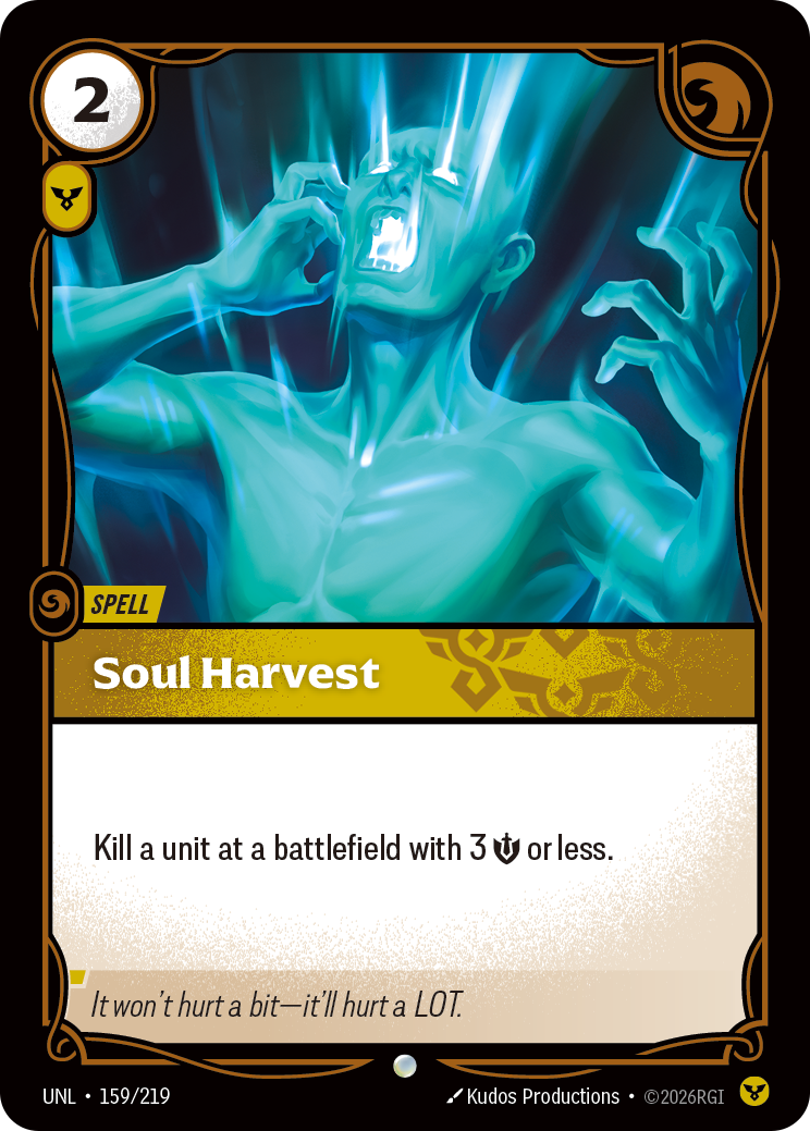 Soul Harvest (UNL-159/219) [Riftbound: Unleashed]