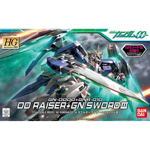 Bandai - Mobile Suit: Gundam 00 - Gundam 00 Raiser + GN Sword III - 1/144 High Grade Model Kit