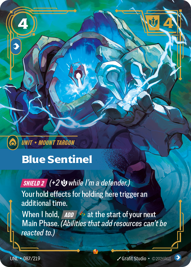 Blue Sentinel (UNL-087/219) [Riftbound: Unleashed]