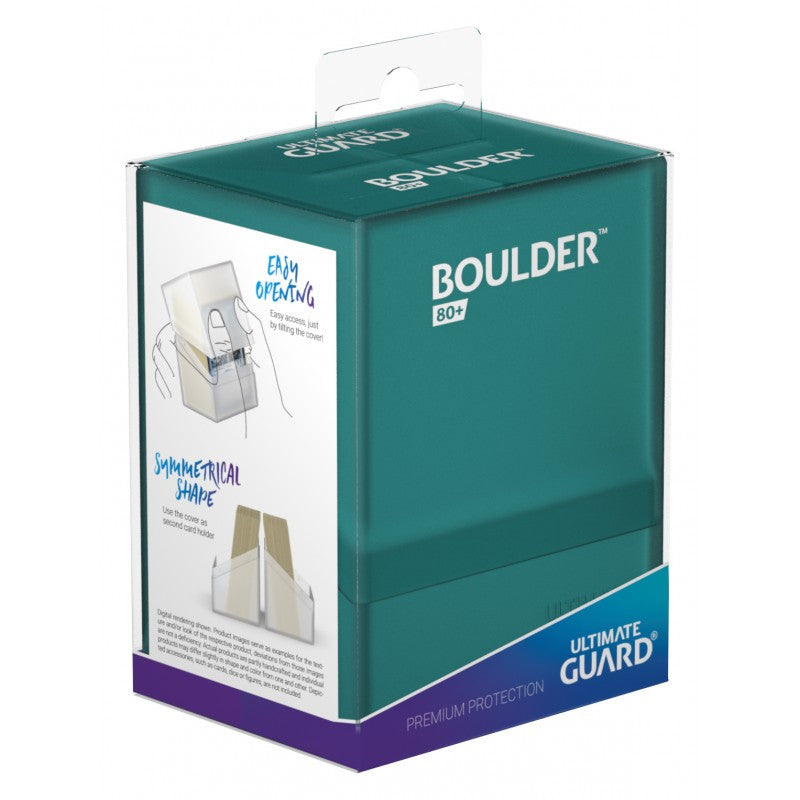 Ultimate Guard - Boulder: Deck Case - 80ct - Petrol