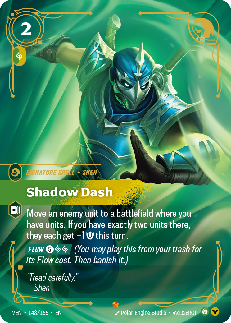 Shadow Dash (VEN-148/166) [Riftbound: Vendetta]