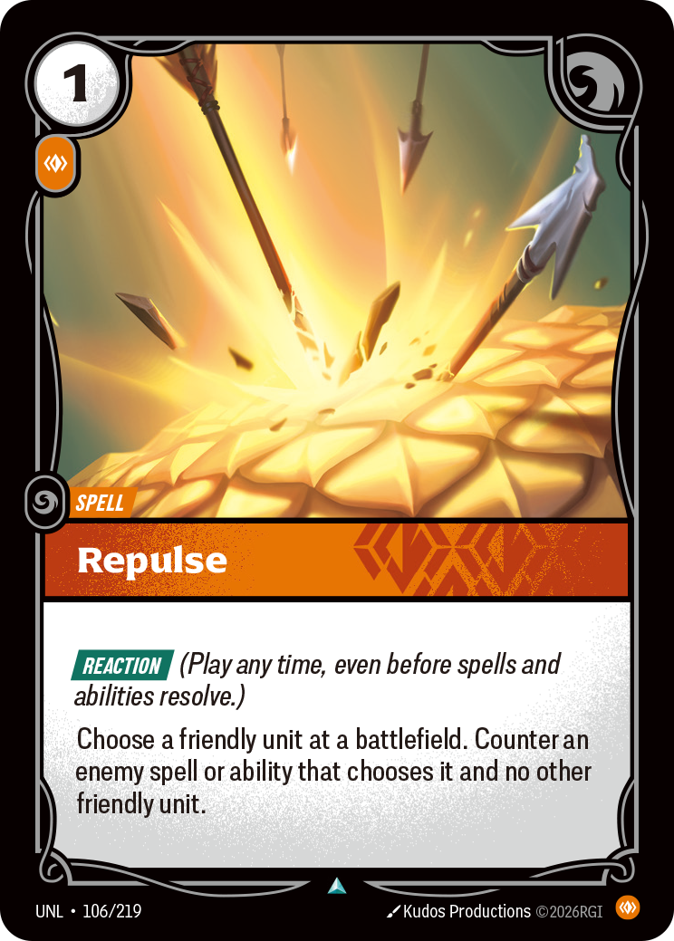 Repulse (UNL-106/219) [Riftbound: Unleashed]