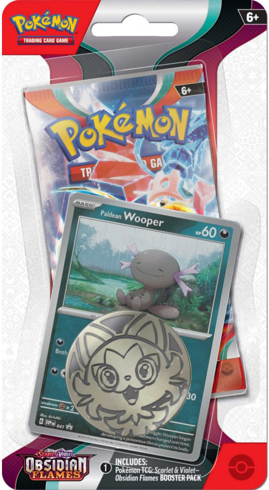 PKMN - Obsidian Flames: Paldean Wooper - Checklane Blister