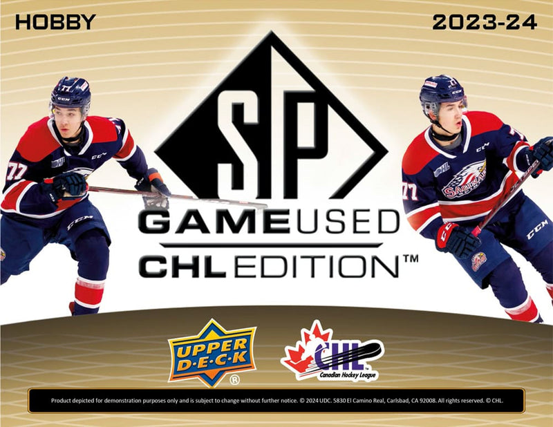 Upper Deck - 2023-24 CHL SP Game Used Hockey - Hobby Box