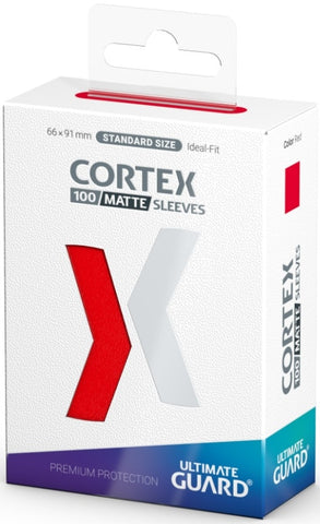 Ultimate Guard - Cortex Matte: Red - 100ct. Sleeves