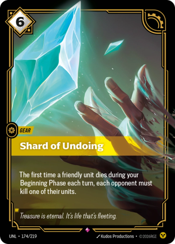 Shard of Undoing (UNL-174/219) [Riftbound: Unleashed]