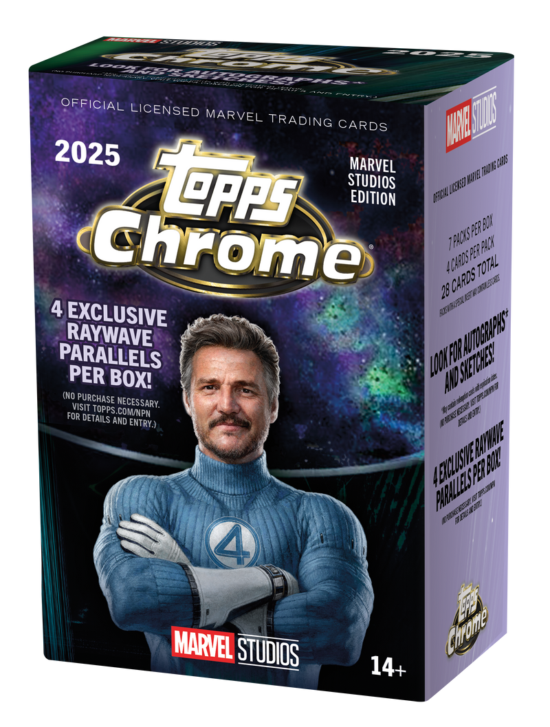 Topps - 2025 Marvel Cinema Chrome - Blaster Box