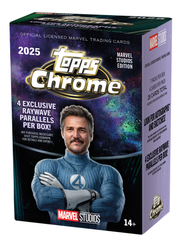 Topps - 2025 Marvel Cinema Chrome - Blaster Box