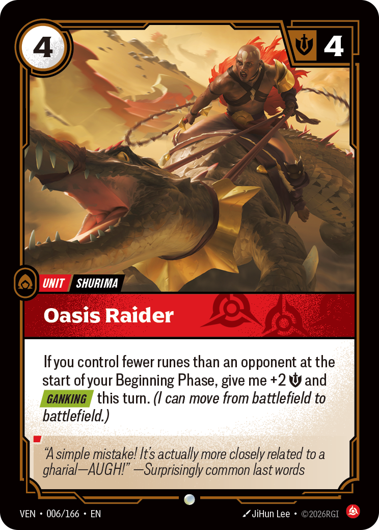 Oasis Raider (VEN-006/166) [Riftbound: Vendetta]