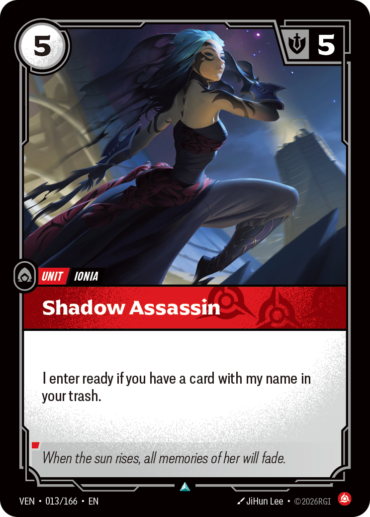 Shadow Assassin (VEN-013/166) [Riftbound: Vendetta]