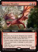 Parapet Thrasher (Extended Art) [Tarkir: Dragonstorm Commander]