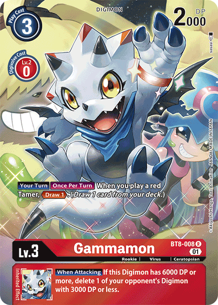 Gammamon [BT8-008] (Alternate Art) [New Awakening]