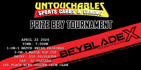BBX - Win a Prize Bey Tournament ticket - Mon, Apr 22 2024