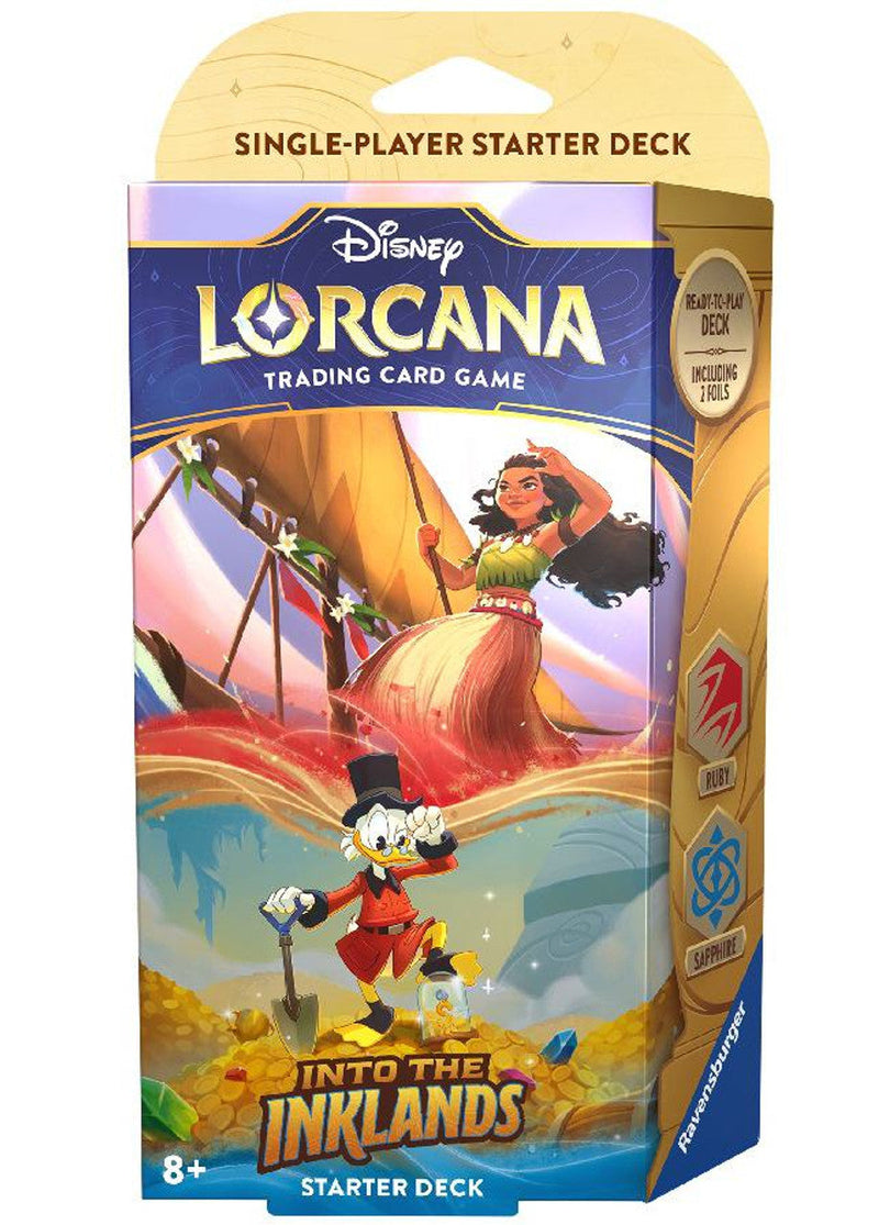 Ravensburger - Disney Lorcana: Into the Inklands - Ruby & Sapphire - Starter Set