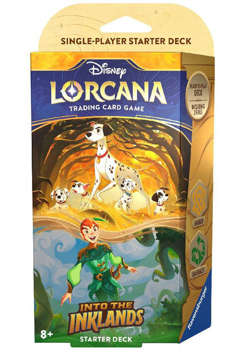 Ravensburger - Disney Lorcana: Into the Inklands - Amber & Emerald - Starter Set