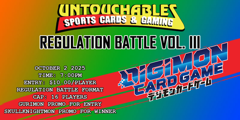 DIGIMON - Regulation Battle Vol. III Event Ticket