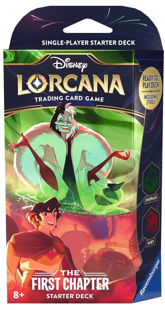 Ravensburger - Disney Lorcana: The First Chapter - Emerald & Ruby - Starter Set