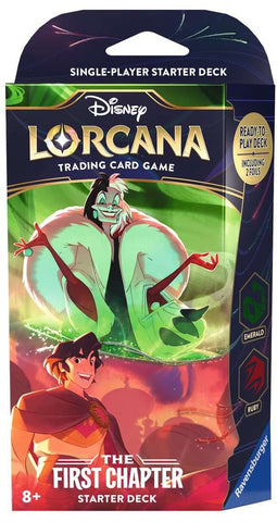 Ravensburger - Disney Lorcana: The First Chapter - Emerald & Ruby - Starter Set