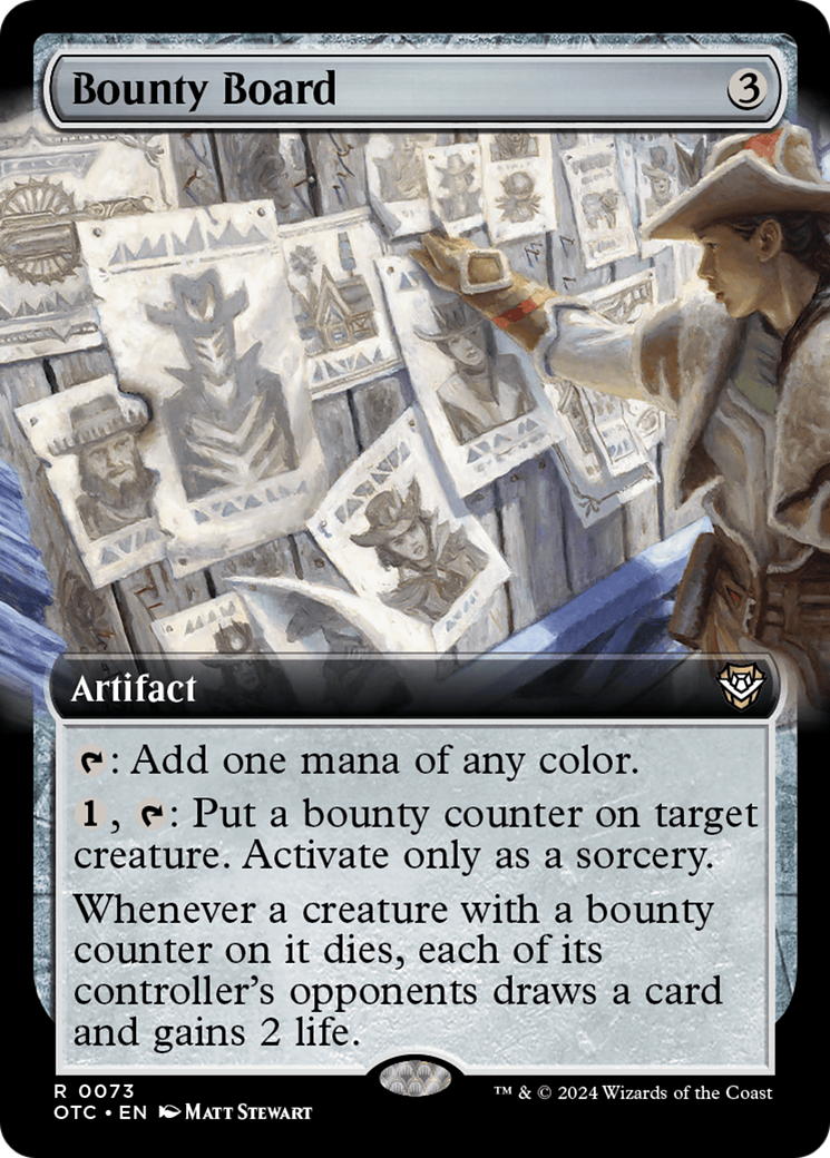 Bounty Board (Extended Art) [Outlaws of Thunder Junction Commander]