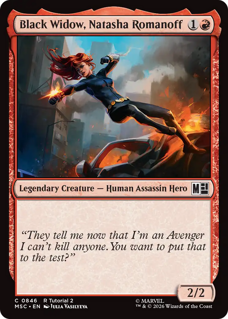 Black Widow, Natasha Romanoff [Marvel Super Heroes Commander]