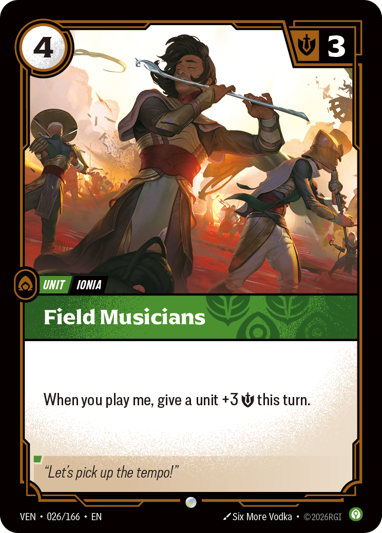 Field Musicians (VEN-026/166) [Riftbound: Vendetta]