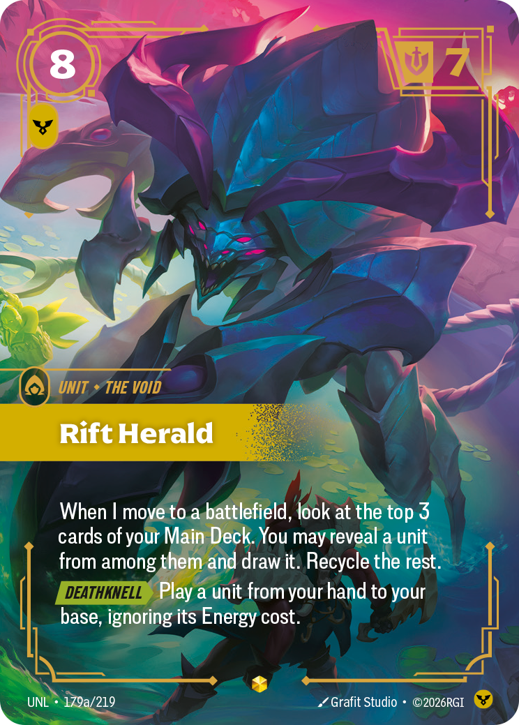 Rift Herald (Alternate Art) (UNL-179a/219) [Riftbound: Unleashed]