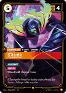 K'Sante, Courageous (Alternate Art) (RAD-086a/167) [Riftbound: Radiance]