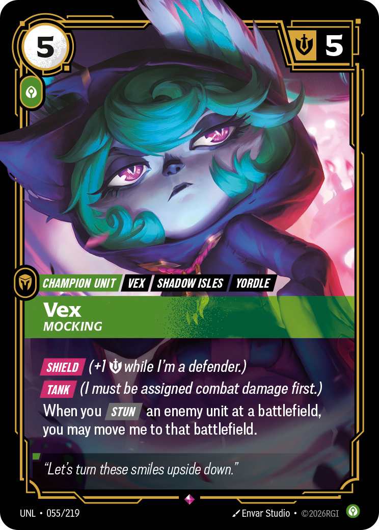 Vex - Mocking (UNL-055/219) [Riftbound: Unleashed]