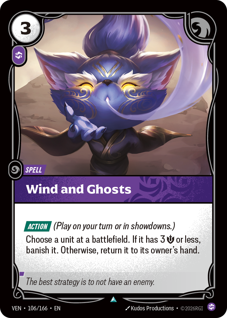 Wind and Ghosts (VEN-106/166) [Riftbound: Vendetta]