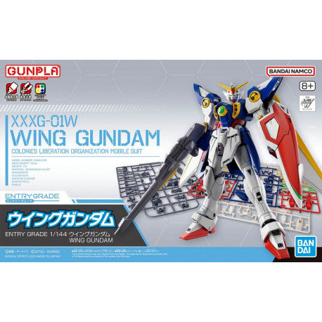 Bandai - Mobile Suit Gundam: Wing Gundam - 1/144 Entry Grade Model Kit