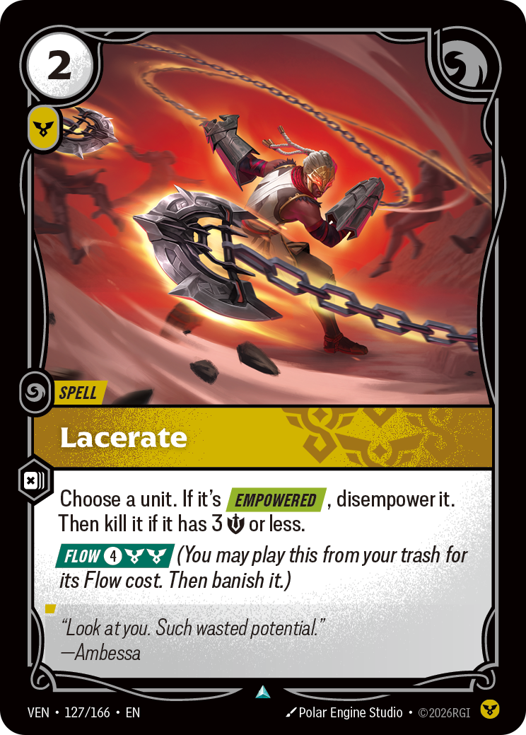 Lacerate (VEN-127/166) [Riftbound: Vendetta]