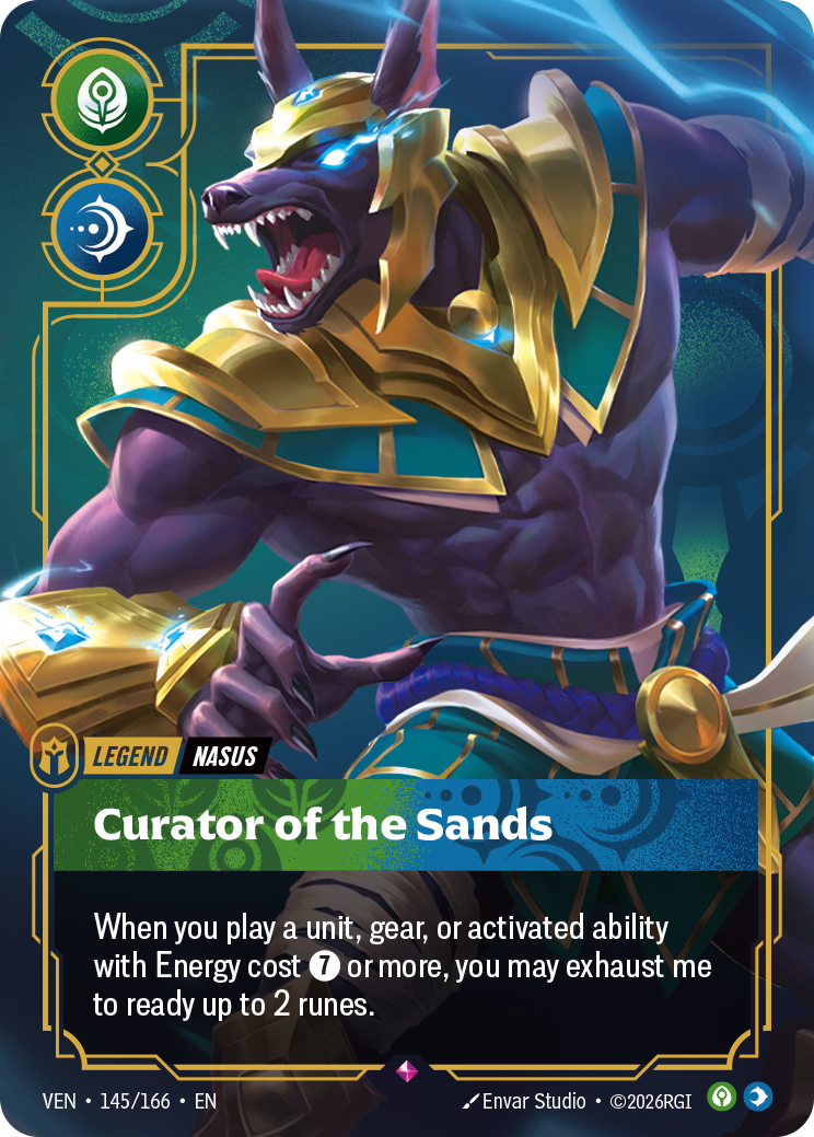 Nasus - Curator of the Sands (VEN-145/166) [Riftbound: Vendetta]