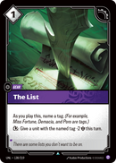 The List (UNL-138/219) [Riftbound: Unleashed]