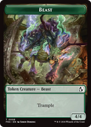 Sculpture Treasure // Beast Double-Sided Token [Reality Fracture Tokens]
