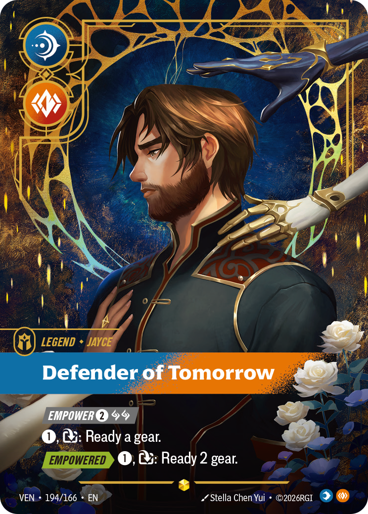Jayce - Defender of Tomorrow (Overnumbered) (VEN-194/166) [Riftbound: Vendetta]