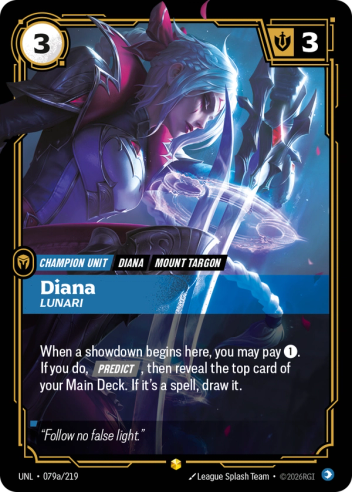 Diana - Lunari (Alternate Art) (UNL-079a/219) [Riftbound: Unleashed]