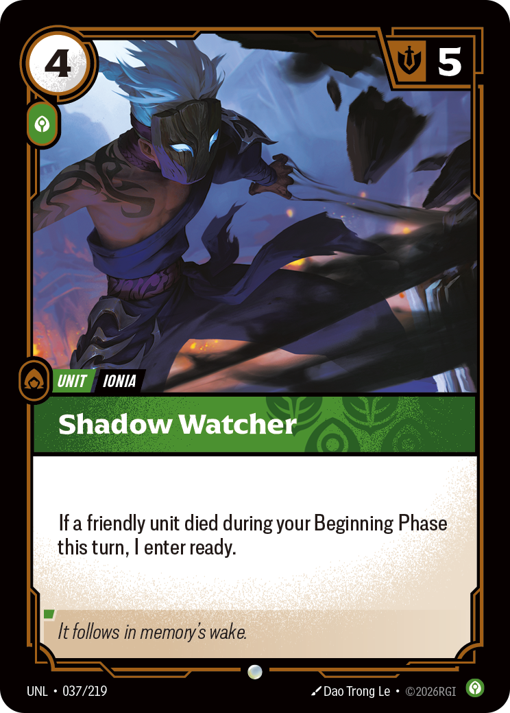 Shadow Watcher (UNL-037/219) [Riftbound: Unleashed]