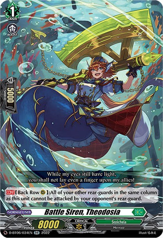 Battle Siren, Theodosia (D-BT06/034EN) [Blazing Dragon Reborn]