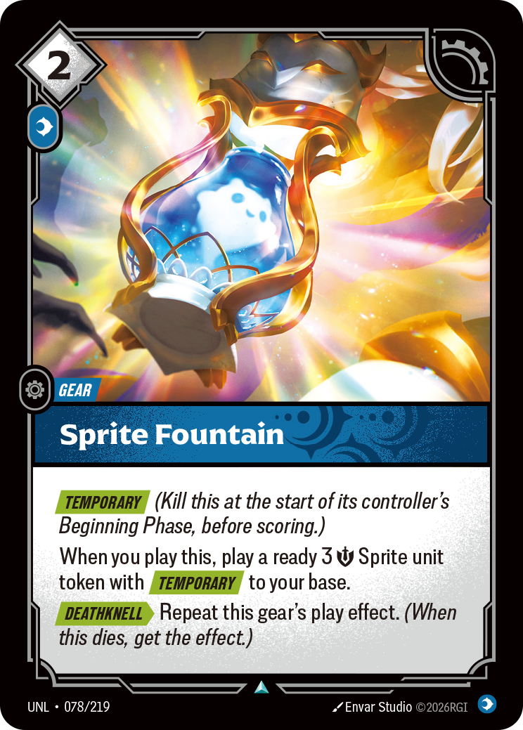 Sprite Fountain (UNL-078/219) [Riftbound: Unleashed]