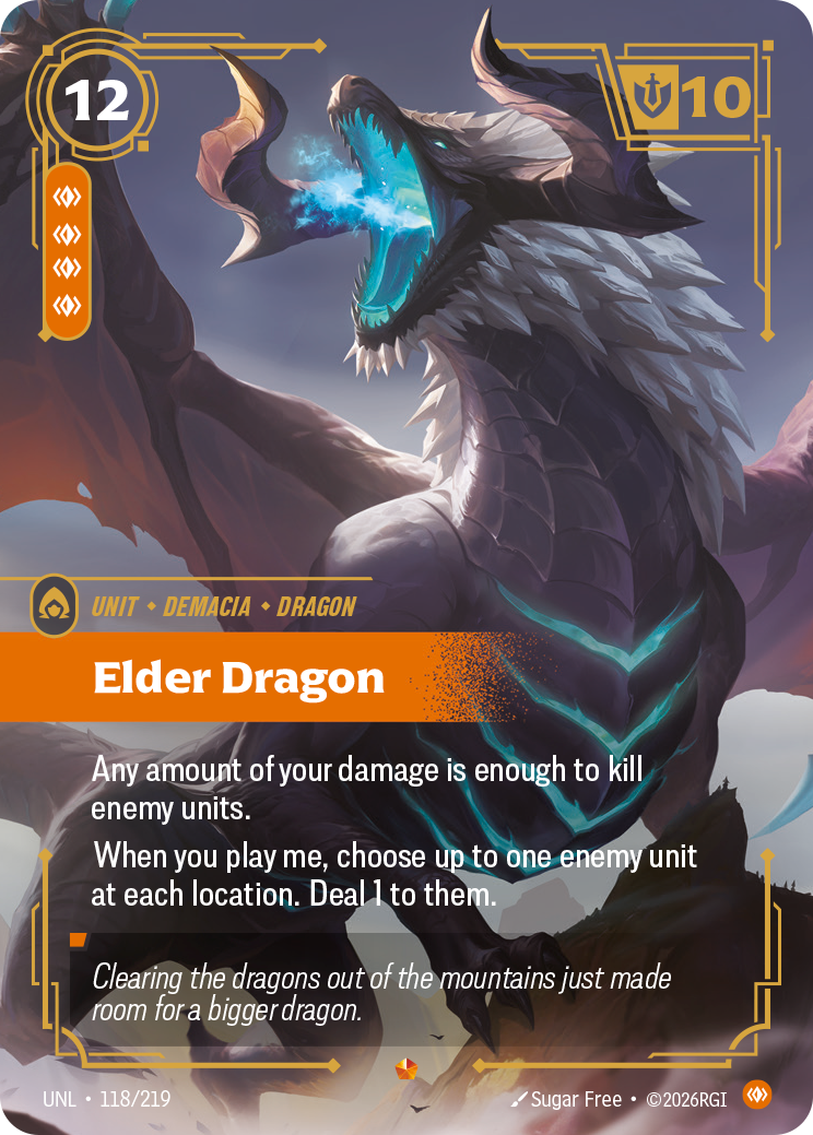 Elder Dragon (UNL-118/219) [Riftbound: Unleashed]